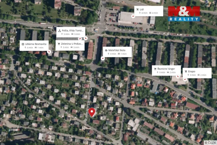 Pronájem rodinného domu, Zlín, Příční, 84 m2