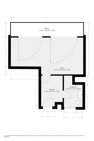 Pronájem bytu 2+kk, Brno, Příční, 36 m2