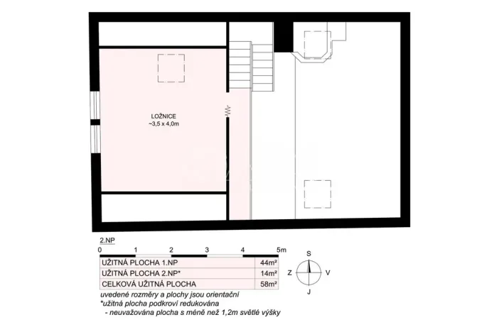 Prodej chaty, Nalžovice - Oboz, 58 m2