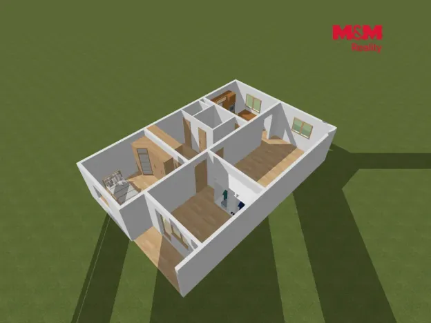 Pronájem bytu 3+1, Nýřany, Benešova třída, 68 m2