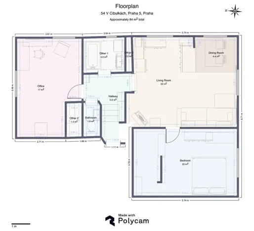 Prodej bytu 3+kk, Praha - Košíře, V Cibulkách, 84 m2