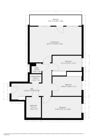 Pronájem bytu 4+kk, Praha - Kamýk, Zimova, 90 m2