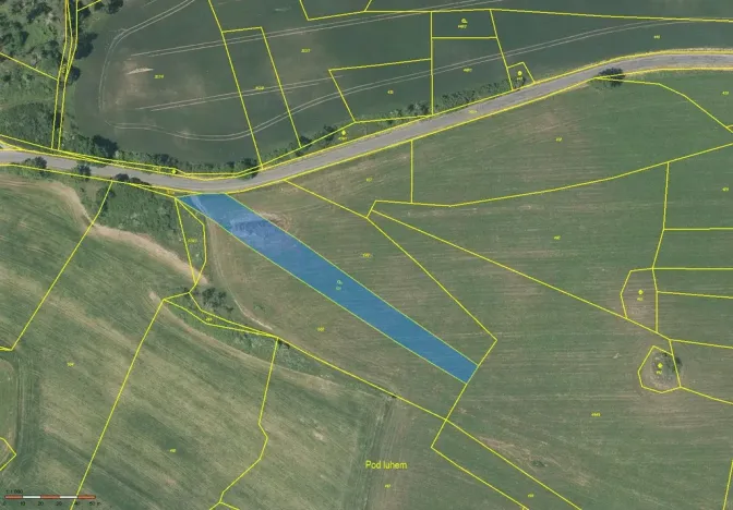 Prodej zahrady, Velký Bor - Slivonice, 2846 m2
