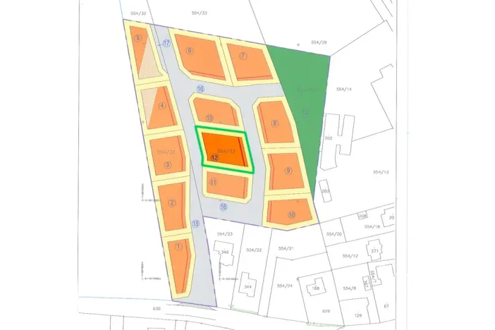 Prodej pozemku pro bydlení, Semčice, 1056 m2