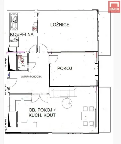 Pronájem bytu 3+kk, Olomouc, Eduarda Hamburgera, 91 m2