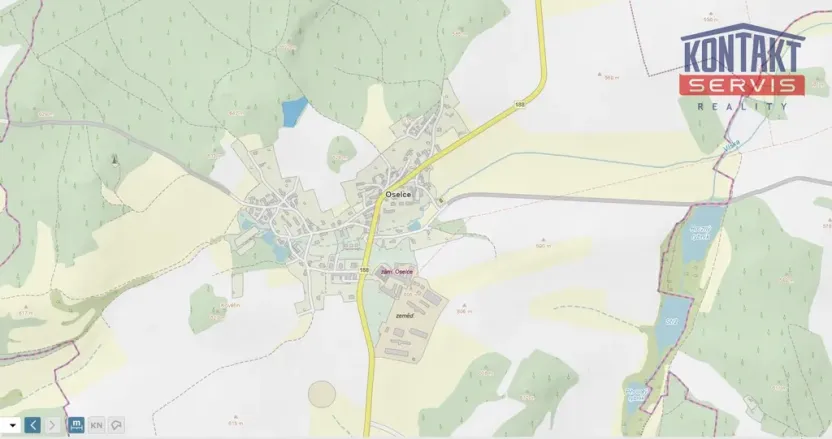 Prodej lesa, Oselce, 6402 m2