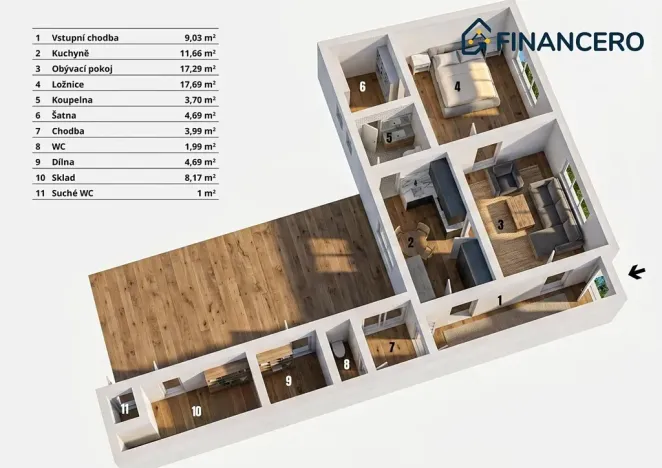 Prodej rodinného domu, Uherský Ostroh, Nádražní, 84 m2