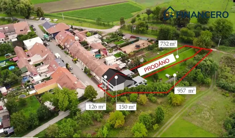 Prodej pozemku pro bydlení, Hrušky, 1108 m2