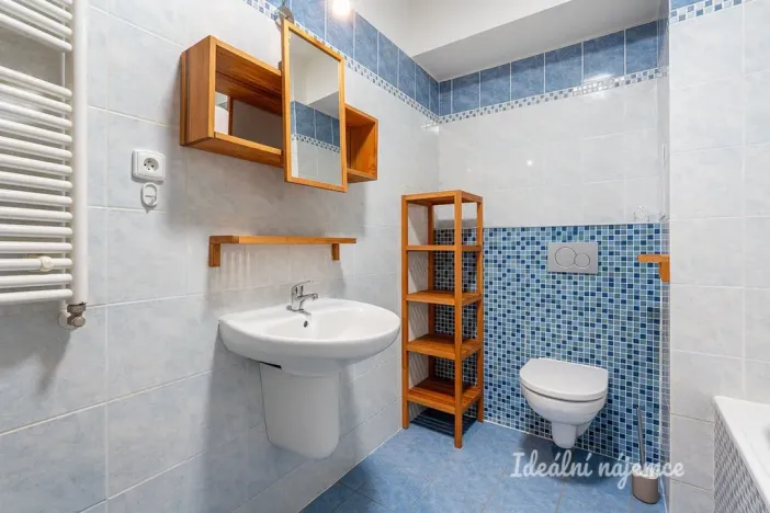 Pronájem bytu 1+kk, Praha - Vysočany, Na Harfě, 43 m2
