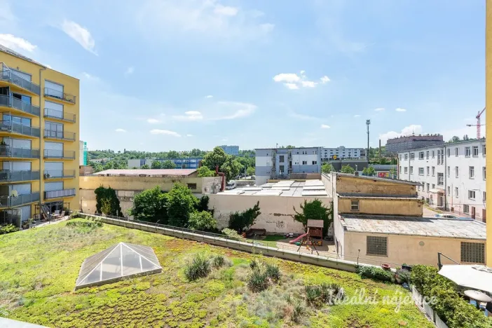 Pronájem bytu 1+kk, Praha - Vysočany, Na Harfě, 43 m2