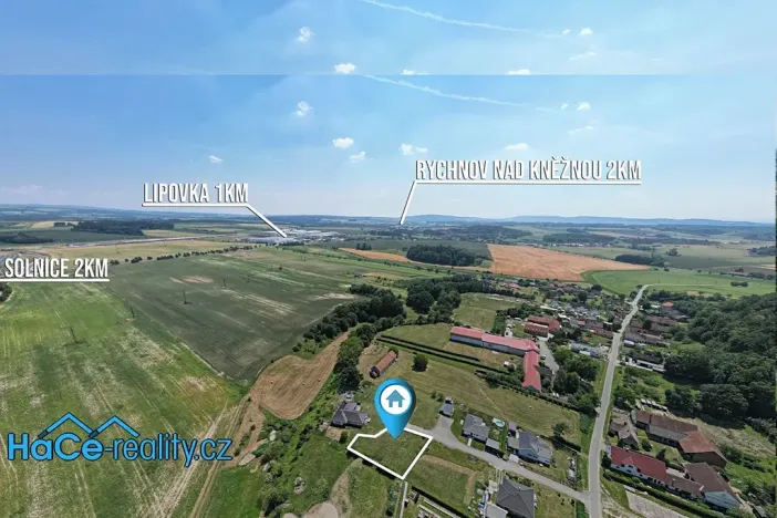 Prodej pozemku pro bydlení, Rychnov nad Kněžnou, 850 m2