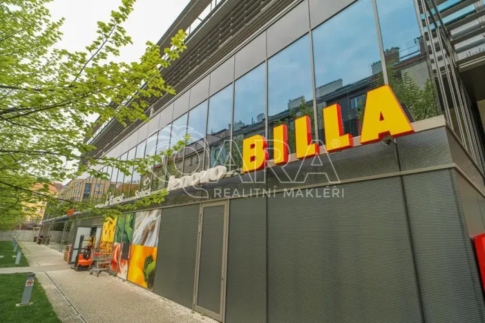 Pronájem bytu 1+kk, Praha - Holešovice, Jankovcova, 27 m2