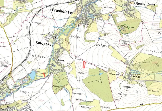 Prodej pole, Kotopeky, 4606 m2