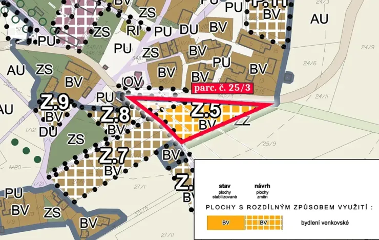 Prodej pozemku pro bydlení, Rušinov, 3343 m2