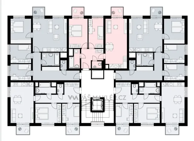 Pronájem bytu 3+kk, Hostivice, Cihlářská, 68 m2