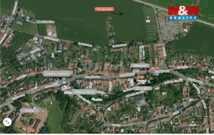 Prodej pozemku pro bydlení, Mostkovice, 3252 m2