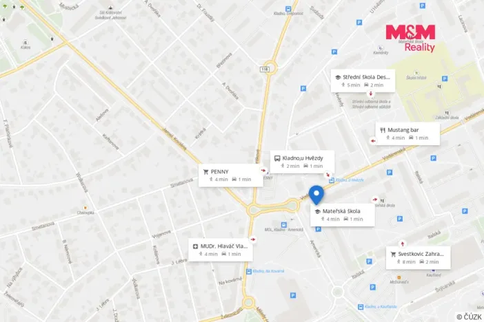 Pronájem bytu 3+kk, Kladno - Kročehlavy, Vodárenská, 68 m2