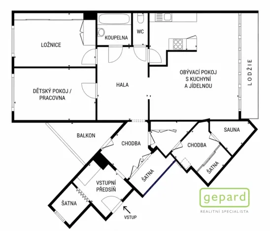 Prodej bytu 3+kk, Praha - Stodůlky, Kettnerova, 108 m2