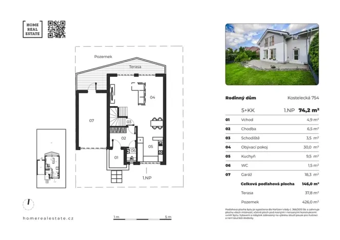 Prodej rodinného domu, Bašť, Kostelecká, 145 m2
