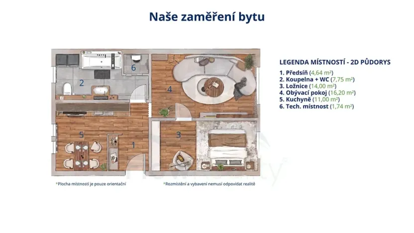 Prodej bytu 2+1, Chotěboř, Hoffmanova, 50 m2