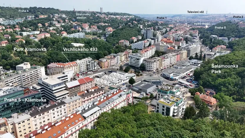 Prodej bytu 1+kk, Praha - Košíře, Vrchlického, 27 m2