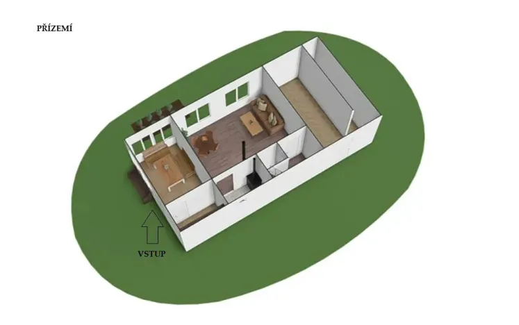 Prodej chaty, Borová, 53 m2