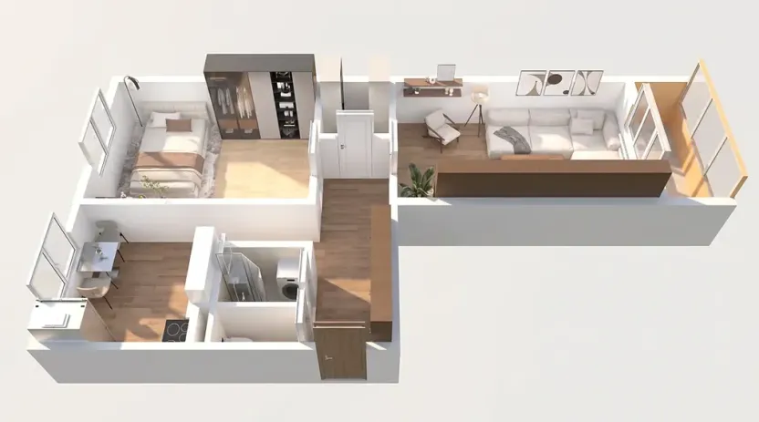 Prodej bytu 2+1, Brno, Stará osada, 68 m2
