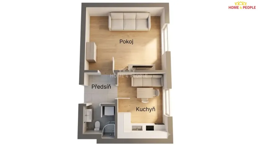 Prodej bytu 1+1, České Budějovice - České Budějovice 7, Pabláskova, 31 m2