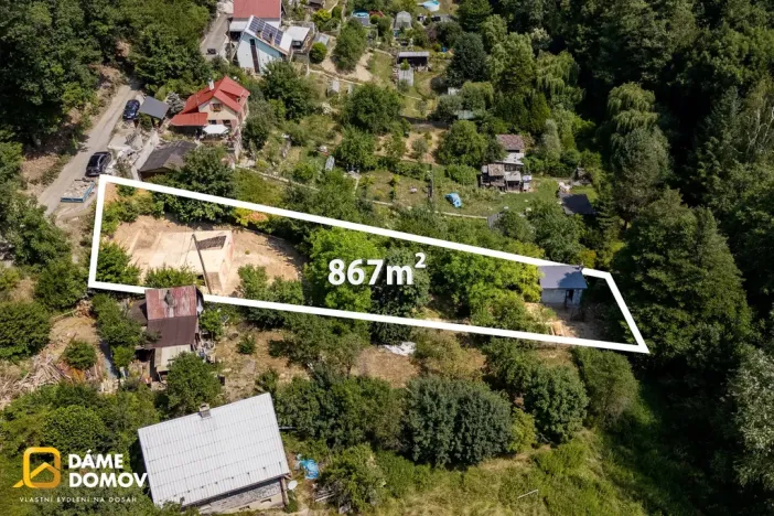 Prodej pozemku pro bydlení, Zlín - Příluky, Štákovy Paseky, 803 m2