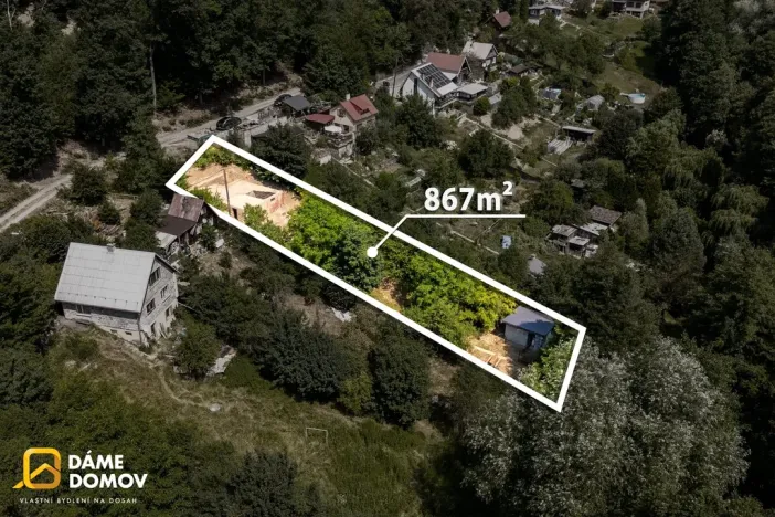 Prodej pozemku pro bydlení, Zlín - Příluky, Štákovy Paseky, 803 m2