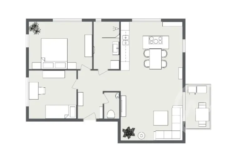 Pronájem bytu 3+kk, Bravantice, 86 m2