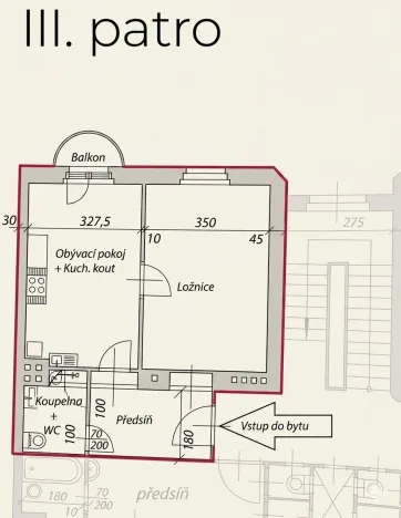Pronájem bytu 2+kk, Plzeň - Jižní Předměstí, Klatovská třída, 48 m2