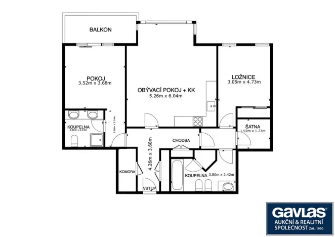 Prodej bytu 3+kk, Praha - Staré Město, Vězeňská, 88 m2