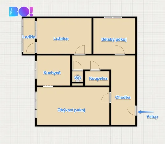 Prodej bytu 3+1, Havířov - Šumbark, Šípková, 73 m2