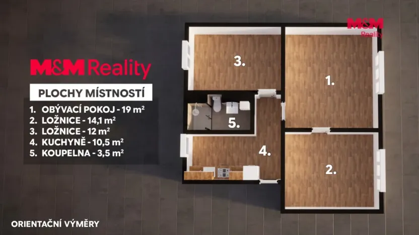 Prodej bytu 3+1, Děčín - Děčín IV-Podmokly, 65 m2