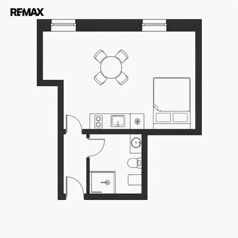 Pronájem bytu 1+kk, Praha - Žižkov, Ondříčkova, 30 m2