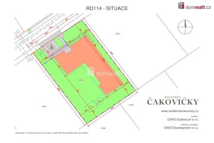 Prodej domu na klíč, Čakovičky, Dubová, 194 m2