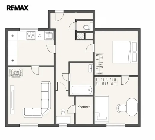 Prodej rodinného domu, Postupice, náměstí Sv. Čecha, 126 m2
