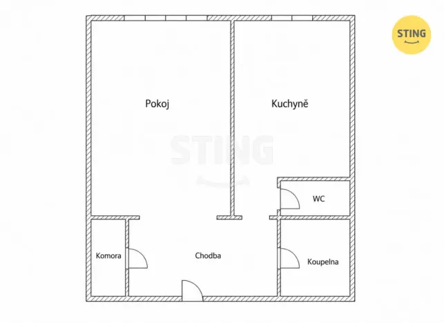 Prodej bytu 1+1, Ostrava, Lechowiczova, 39 m2