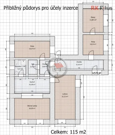 Prodej rodinného domu, Mladoňovice, 115 m2