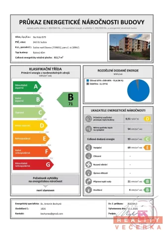Prodej bytu 2+1, Sušice, Na Hrázi, 56 m2