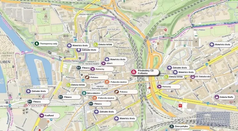 Prodej bytu 3+kk, Praha - Libeň, Kotlaska, 56 m2