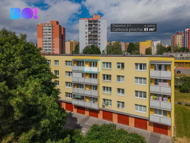 Prodej bytu 2+1, Ostrava, Vincence Makovského, 57 m2