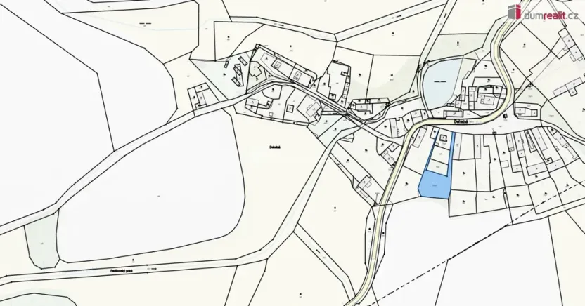 Prodej zahrady, Stráž - Dehetná, 1707 m2