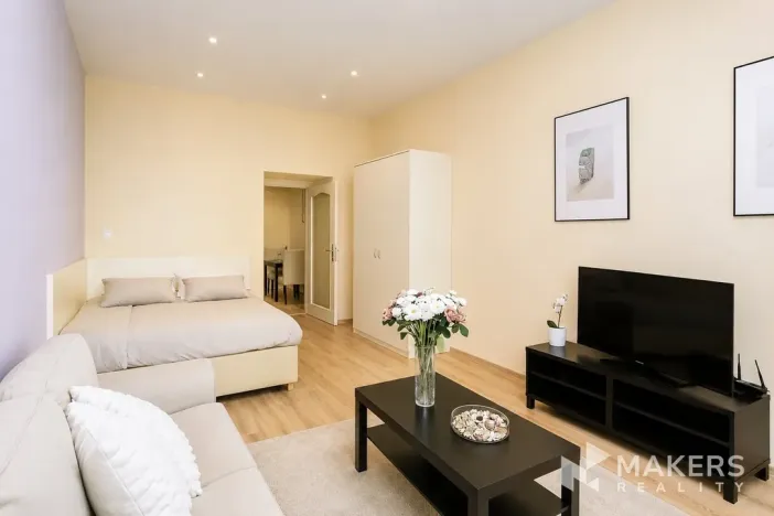 Pronájem bytu 1+1, Praha - Vinohrady, Máchova, 40 m2