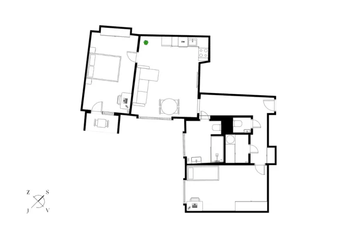 Prodej bytu 3+kk, Praha - Vršovice, Madridská, 74 m2
