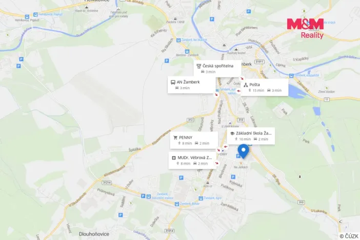 Pronájem bytu 1+1, Žamberk, Školská, 35 m2