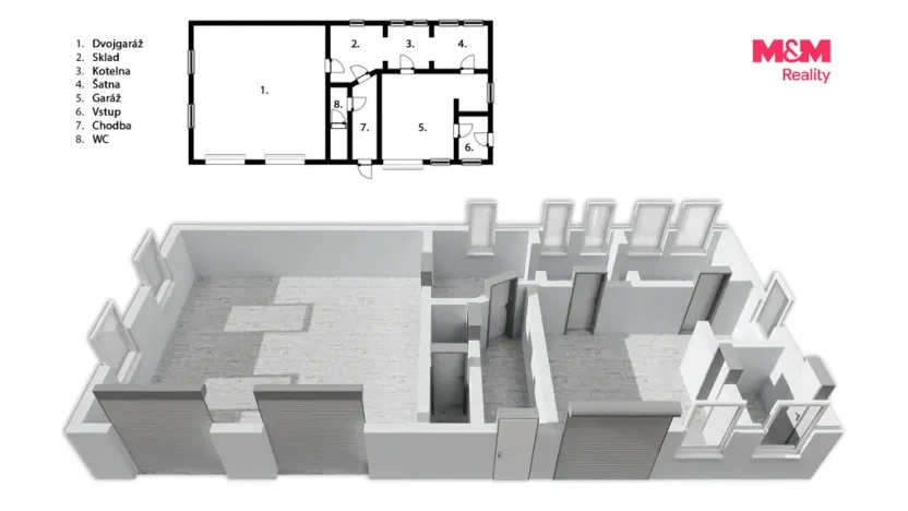 Prodej garáže, Děčín, Pod Lesem, 140 m2