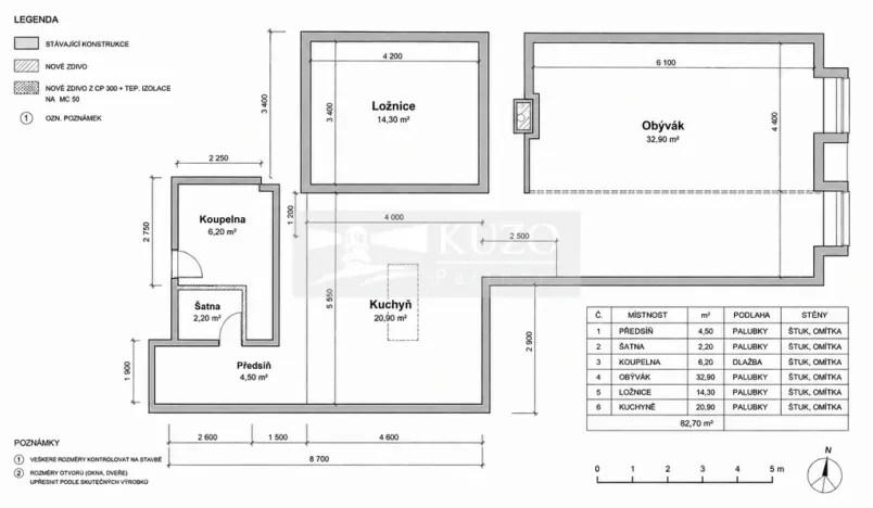 Pronájem bytu 2+kk, Praha - Nové Město, Senovážné náměstí, 83 m2