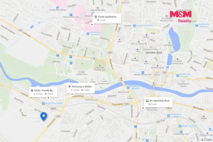 Pronájem rodinného domu, Havlíčkův Brod, Ing. Kašpara, 75 m2